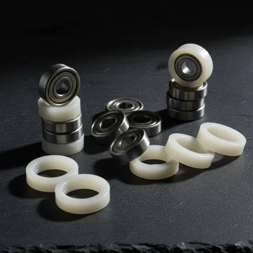 Kit 10 Buchas 10 Rolamentos 608zz Para Mancal Subistitui