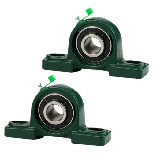 Kit 2 Pcs Rolamento + Mancal Ucp205 ( 25 Mm No Eixo)