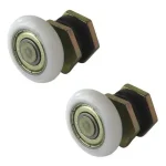 Roldana Porta Correr Box Vidro Blindex Com Regulagem – 2pc