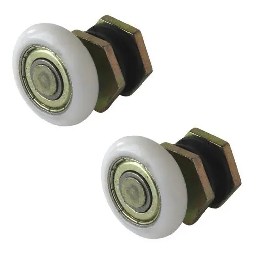 Roldana Porta Correr Box Vidro Blindex Com Regulagem - 2pc