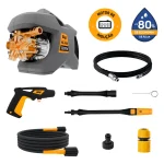 Lavadora e Desobstruidora de Alta Pressão WAP WL 4200 Ultra 5 Pistões 2200w 1305psi 510l/h Com Jato Regulável e Motor de Indução 127V