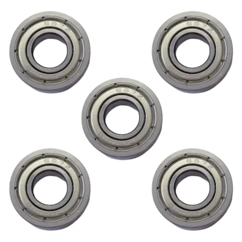 Kit 5 Rolamento 697z - 697 Zz - 697zz 7x17x5mm Aço Carbono