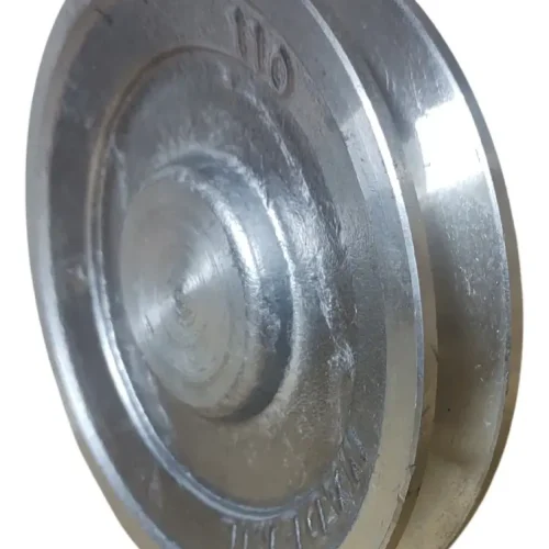 Polia Alumínio 110mm 1 Canal Perfil A 1/2 Transmissão Motor