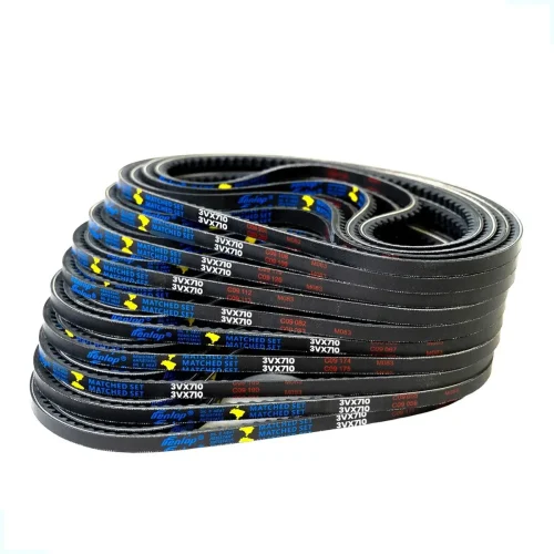 Kit 10 Correia V Dentada 3vx-710 Fenlop Borracha Industrial