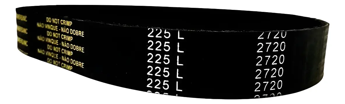 Correia 225 L Borracha Fresadora Ferramenteira 60 Dentes