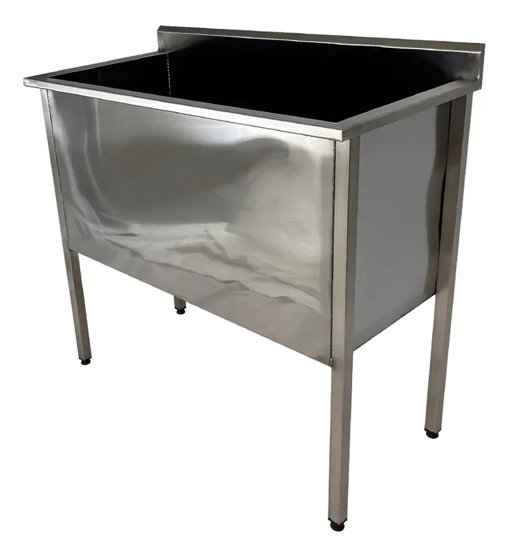 Tanque Inox Industrial 100x50x90 Cm