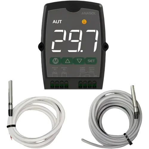 Controlador Diferencial De Temperatura New Anasol Full Gauge