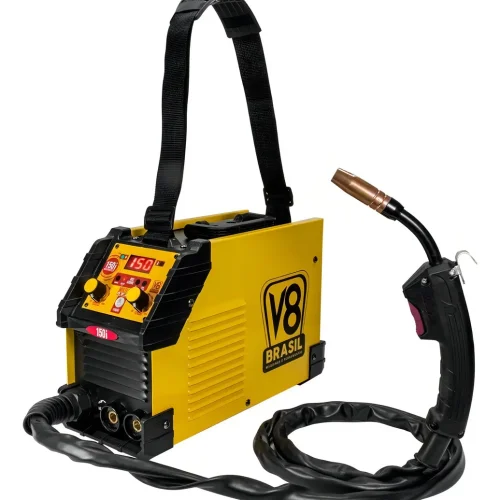 Máquina De Solda Multiprocesos Mig 150i 20210 V8 Brasil Cor Amarelo