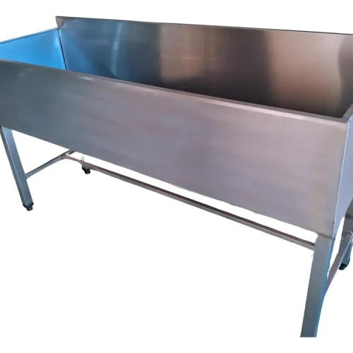 Tanque Industrial Aço Inox 150x54cm - 246 Litros - Uso Geral