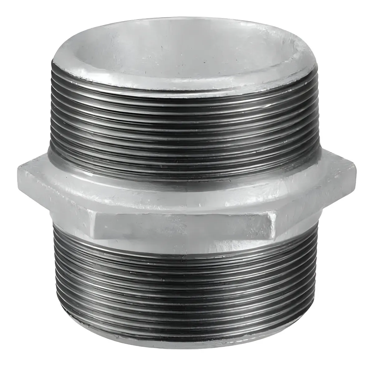Niple Duplo Galvanizado 2.1/2 Polegadas - Center Chamas