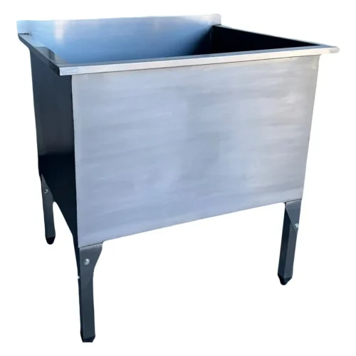 Tanque Industrial Ideal Inox 95x75cm Reforçado P/ Comércio Cozinha Restaurante E Uso Geral