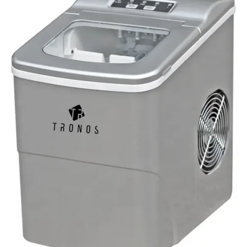 Máquina de Gelo Tronos B12/B - Prateado - Gelo em até 15 minutos - 12kg por dia - Reservatório de Água 2 Litros -