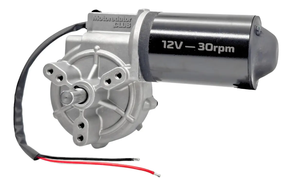 Motoredutor 12v / 25w / 30rpm / 8nm