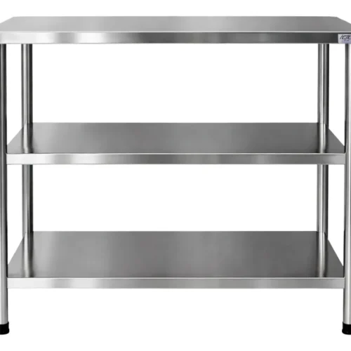 Mesa Inox 0,90x0,50 2p Bancada Manipulação Cozinha Indutrial