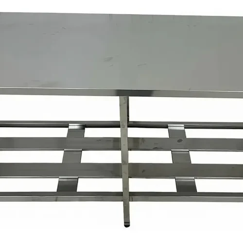 Mesa Inox Industrial Nortinox 190cm X 70cm X 90cm