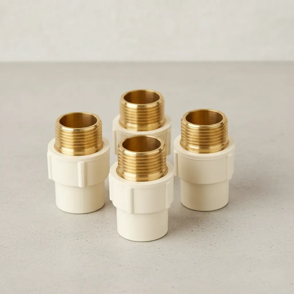 Kit 4 Adaptador Macho Conector 22mm X 3/4 Cpvc