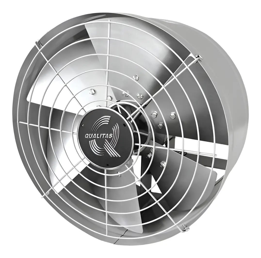 Exaustor Axial 30cm Qualitas EQ300 M4 Alta Temperatura Industrial