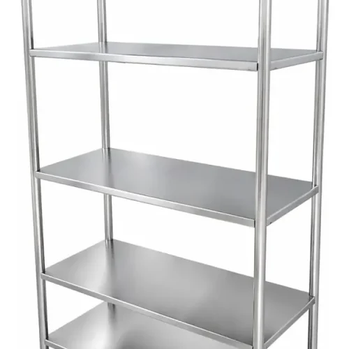 Estante Inox Industrial 80x30x175 Cm Multiuso 5 Prateleiras