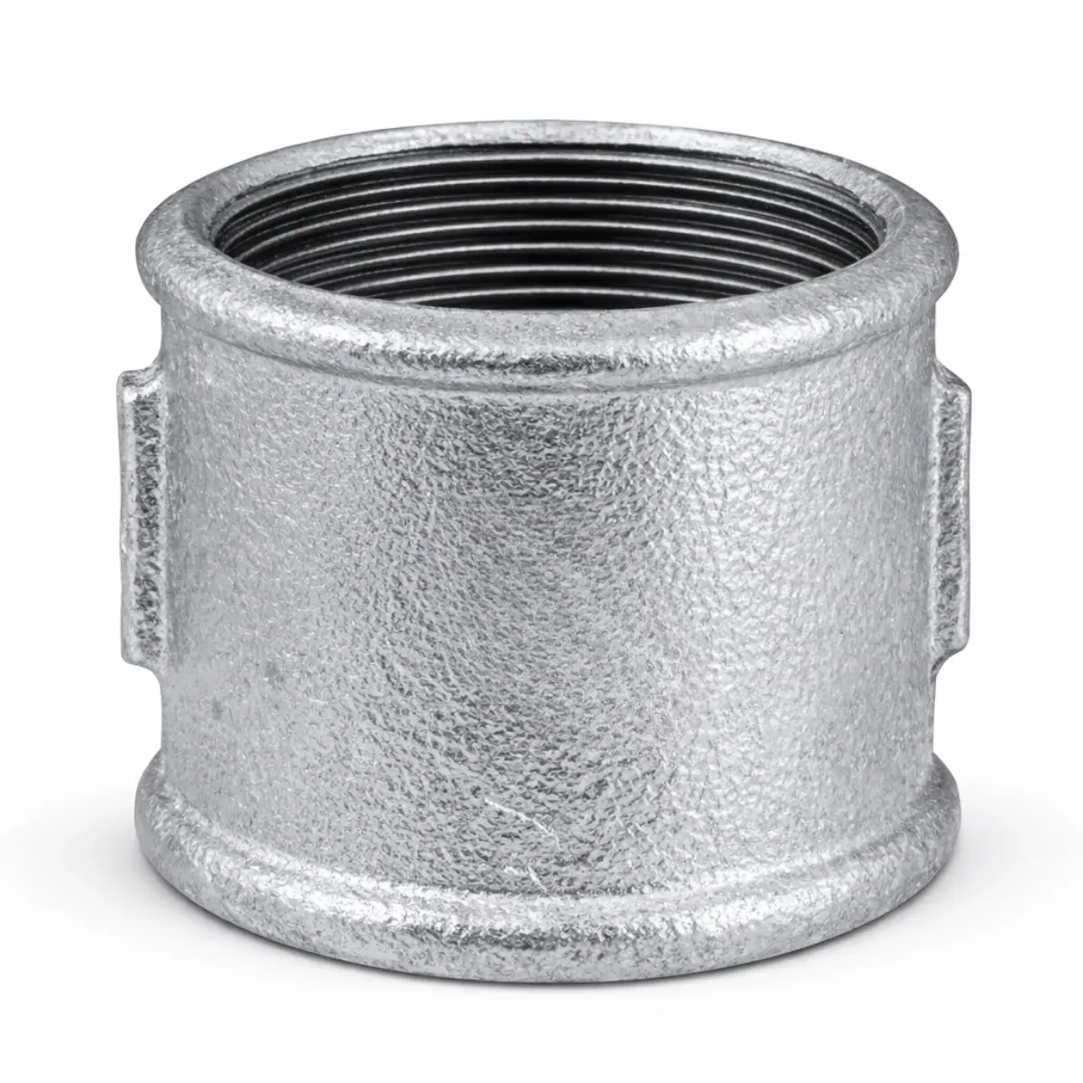 Luva Ferro Galvanizado 2.1/2 Bsp Conexão Hidráulica Rosqueável Industrial - Center Chamas