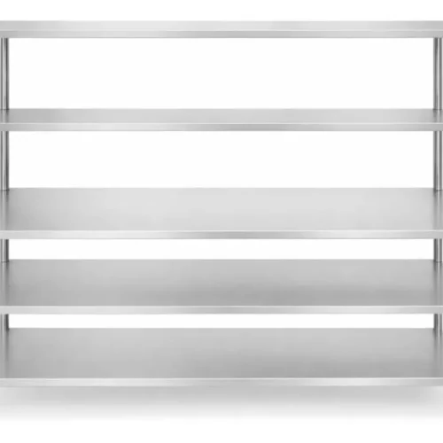 Mesa Inox Industrial Ilha 100x60 Hamburgueria Pizzaria 2base