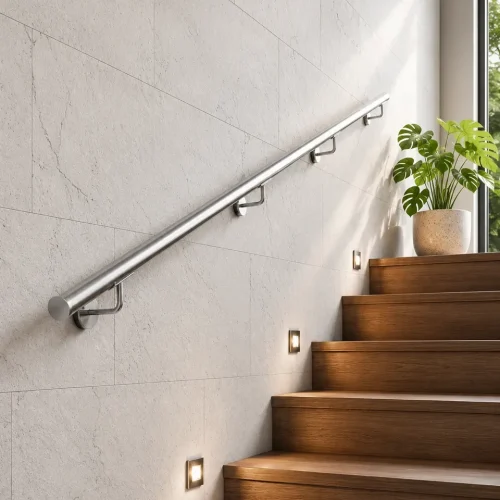 Corrimao Inox 4,00 Metros Antipanico Escada Rampa