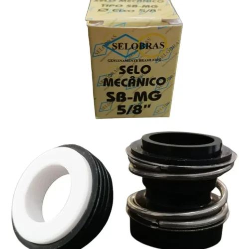 Kit 5 Selos Mecânicos 5/8 Polegada Mola Emborrachada P/bomba