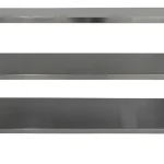 Mesa Master 1,40×0,48 2 Prateleiras 100% Inox