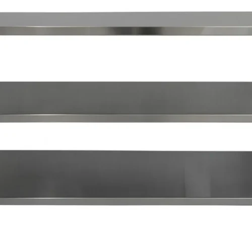 Mesa Master 1,40x0,48 2 Prateleiras 100% Inox