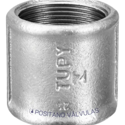 Luva Galvanizado 1.1/2'' Polegada Bsp Fxf - Tupy 150l 25bar