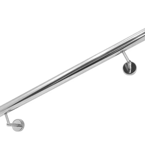 Corrimão De Parede Inox P/ Rampa Escada Antipânico 1,5 Metro