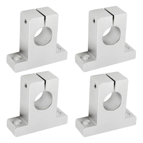 Kit C/ 4 Suporte Para Eixo Guia Linear 8mm Sk8 Cnc Router