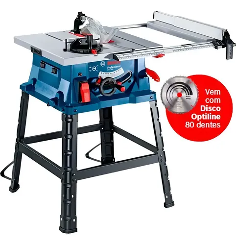 Serra Circular de Mesa Bosch GTS 254 10" 1800 W