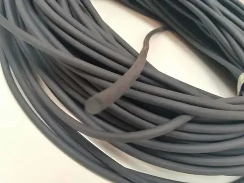 Cordão Maciço de Borracha 6 mm Veda Frestas Rolo 30 Metros