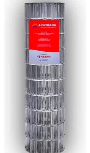 Tela Soldada Galvanizada Malha 5x10 cm 1,50 m Fio 1,60 mm Rolo