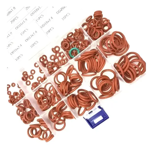 Kit 225 Anéis O-Ring de Silicone para Alta Temperatura