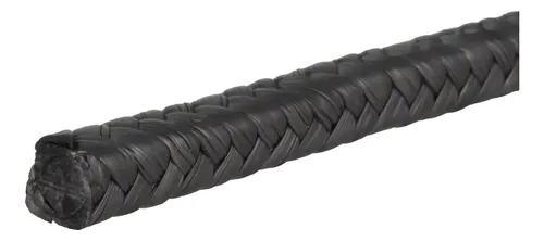 Gaxeta PTFE Teflon Grafitada 1/4" Hidro Mecânica 2 Metros