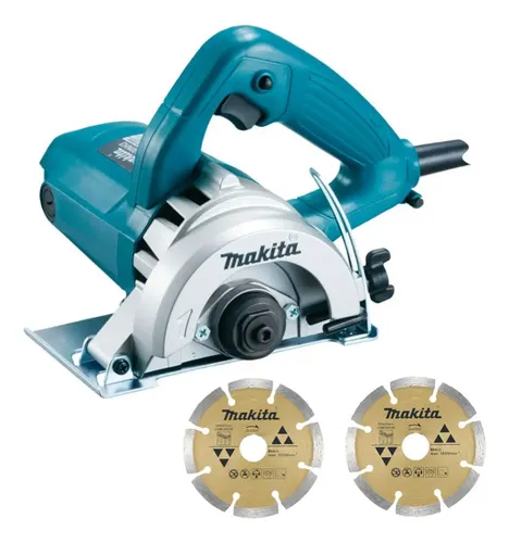 Serra Mármore Makita 4100NH3ZX2 1300 W 110 mm com 2 Discos