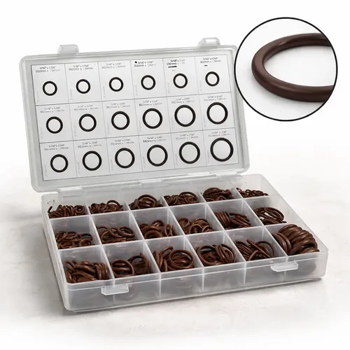 Kit 270 Anéis O-Ring Viton Titanium Fix com Estojo