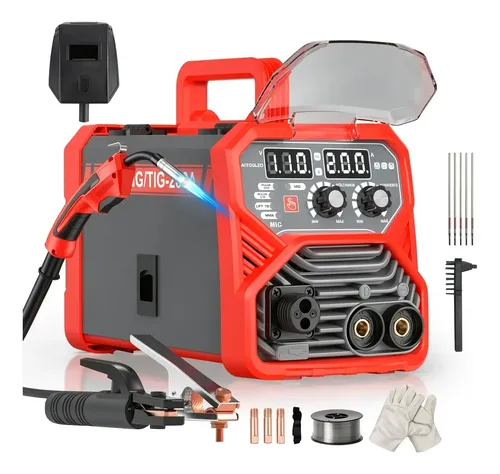 Máquina de Solda 5 em 1 MIG com e sem Gás, MMA e TIG Lift Aitoolzo