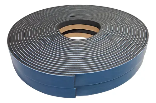 Fita Adesiva Esponjosa de Vedação 20 x 4 mm Rolo 10 Metros