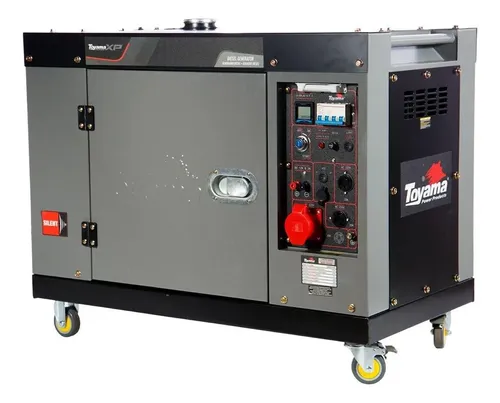 Gerador de Energia a Diesel Toyama TDG8800SLE3DXP 7,5 kVA Trifásico 220V