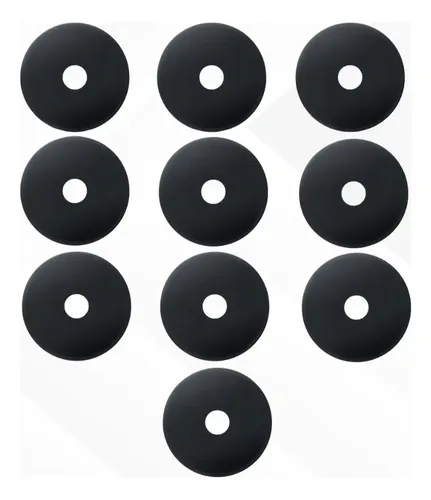 Kit 50 Arruelas de Borracha 15 x 3 mm com Furo de 3 mm