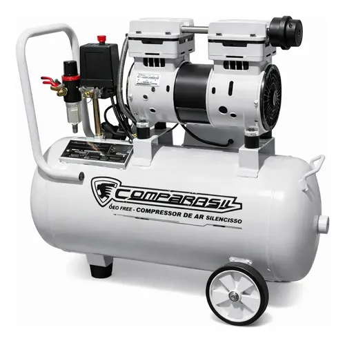 Compressor Odontológico 30 L Isento de Óleo 120 PSI CompBrasil
