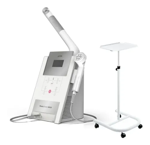 Vapor de Ozônio Beauty Steam Maxx HTM com LED RGB e Mesa Auxiliar