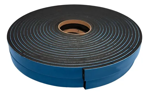 Fita Adesiva Esponjosa de Vedação 20 x 10 mm Rolo 10 Metros